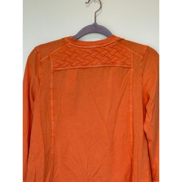 NWT Soft Surroundings Golf Shores Pullover Nectarine Orange Size Petite XS - Picture 4 of 9